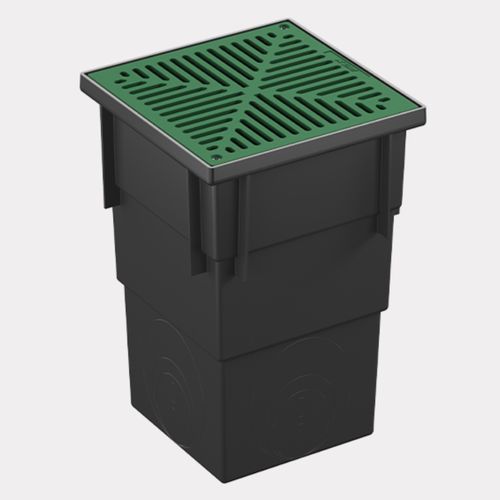 Series 300 Deep Pit with Green Aluminium Grate