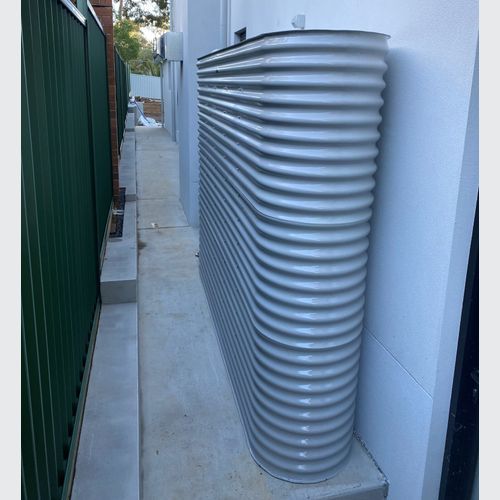 3,000 Litre Slimline 304-Grade Stainless Water Tank