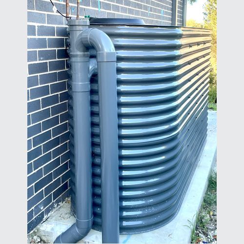 5,000 Litre Slimline 304-Grade Stainless Water Tank