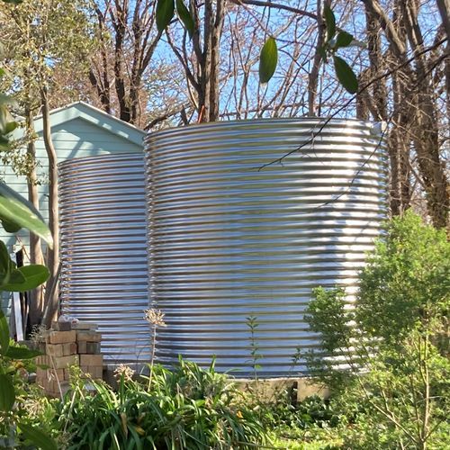 5,000 Litre Round 304-Grade Stainless Water Tank
