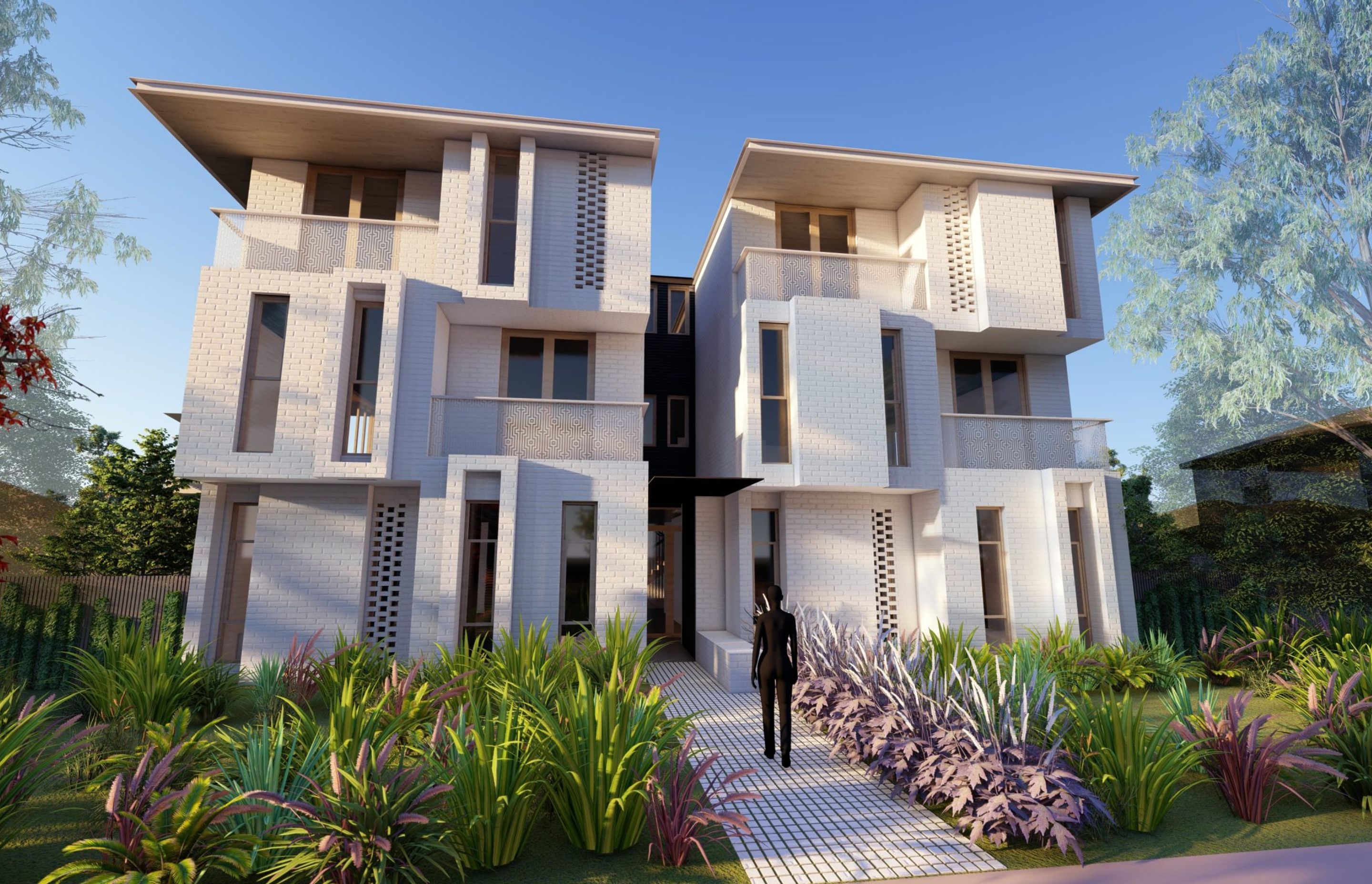 Image showcasing New Suburban Apartments by Andever | ArchiPro AU