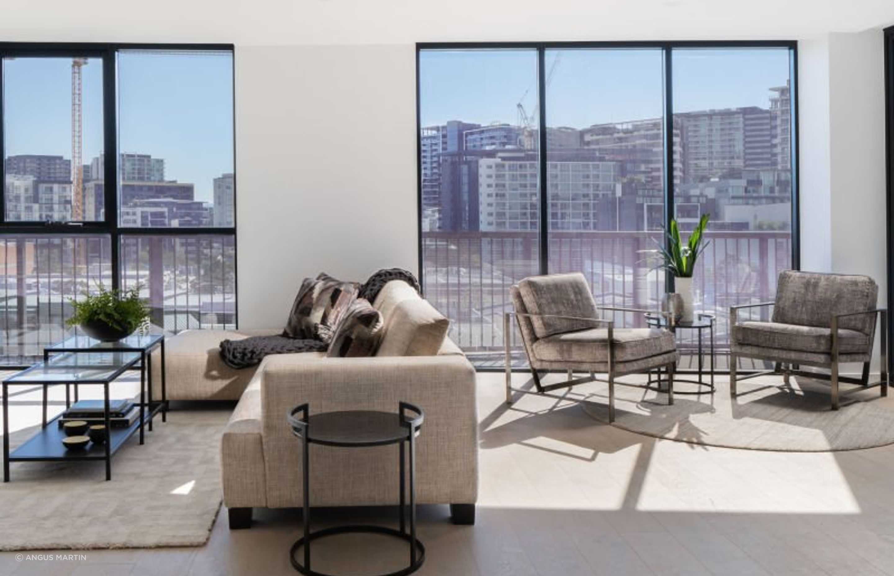 Beautiful view of Luxury Smart Apartment Building Fabric Design