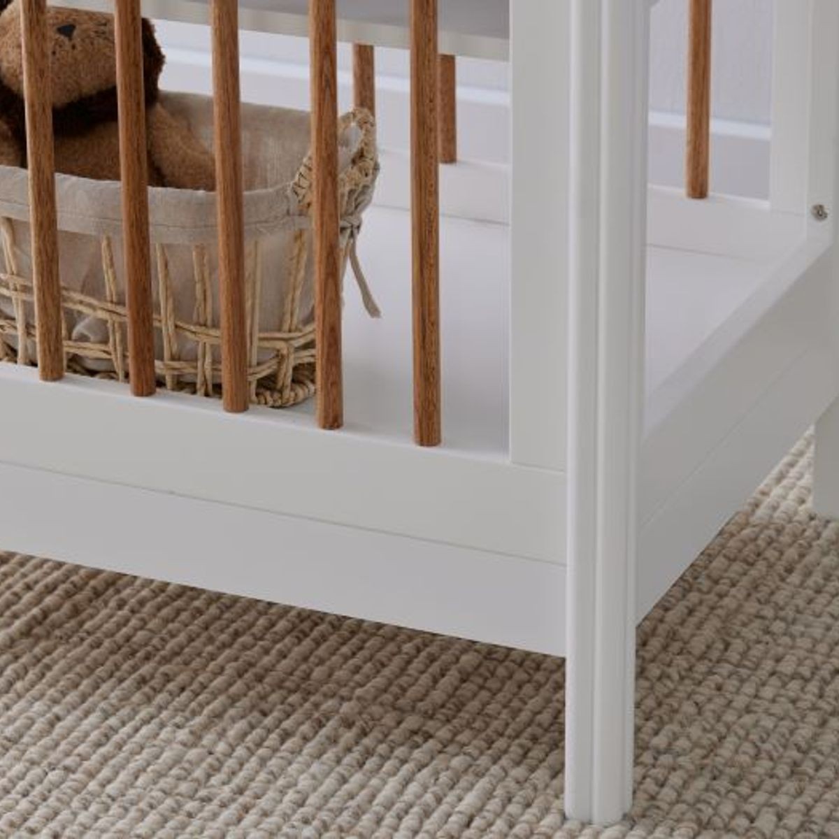 Rio Hardwood Baby Changing Table | & AU ArchiPro | Natural White