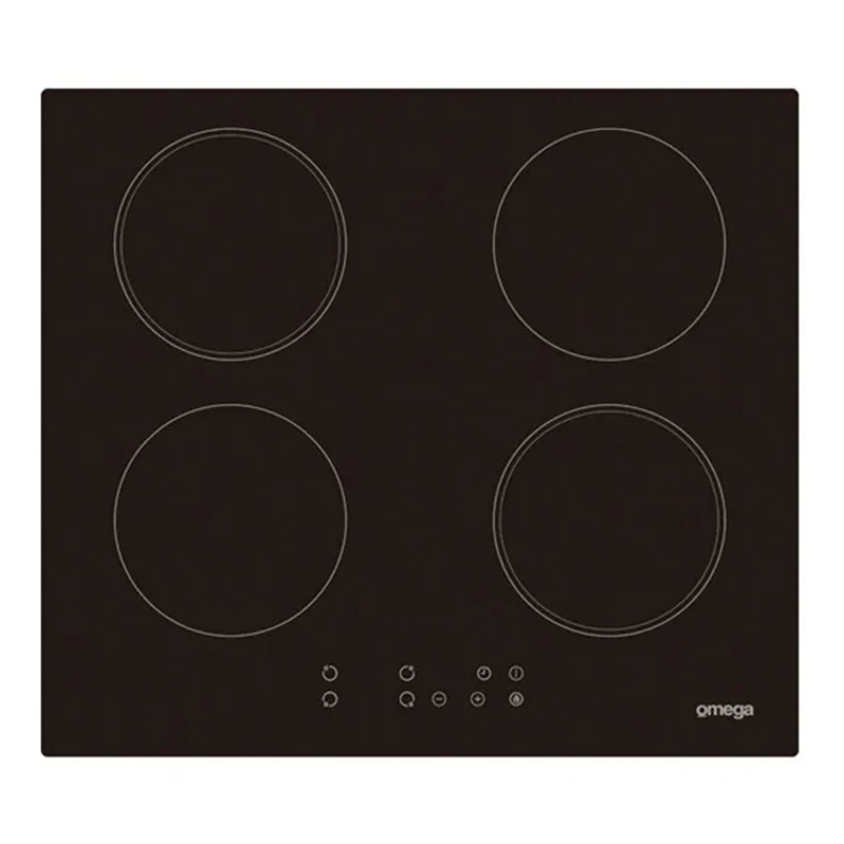 Omega 60cm Black Ceramic Glass Induction Cooktop ArchiPro AU