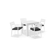 Santorini 4 Seater Dining Table with Santorini Chairs gallery detail image
