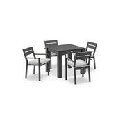 Santorini 4 Seater Dining Table with Santorini Chairs gallery detail image