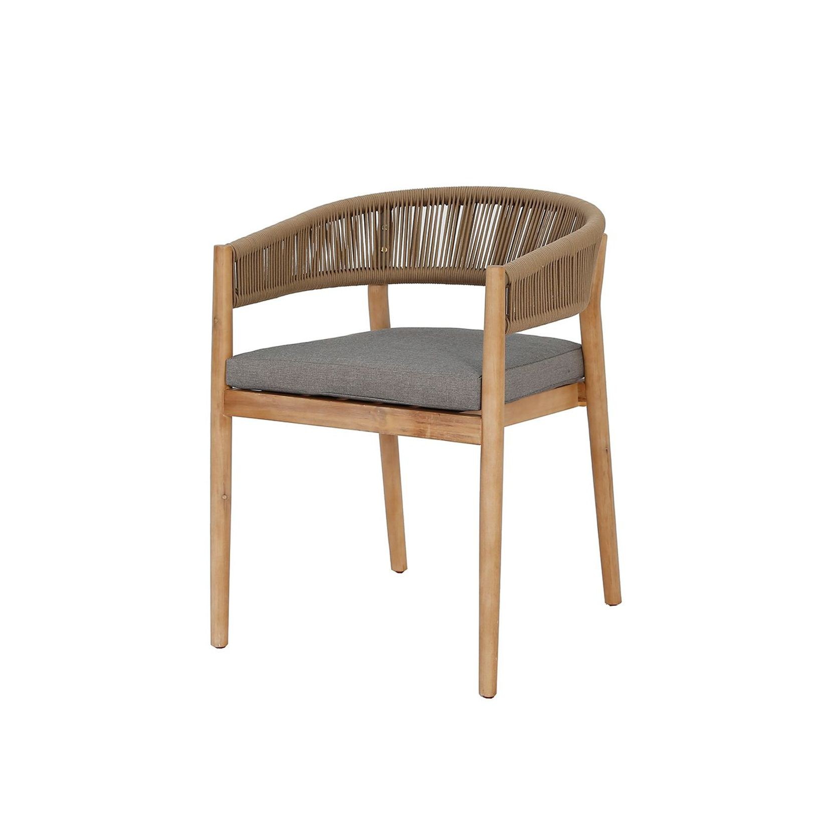 Allambie Outdoor Dining Rope and Timber Chair ArchiPro AU