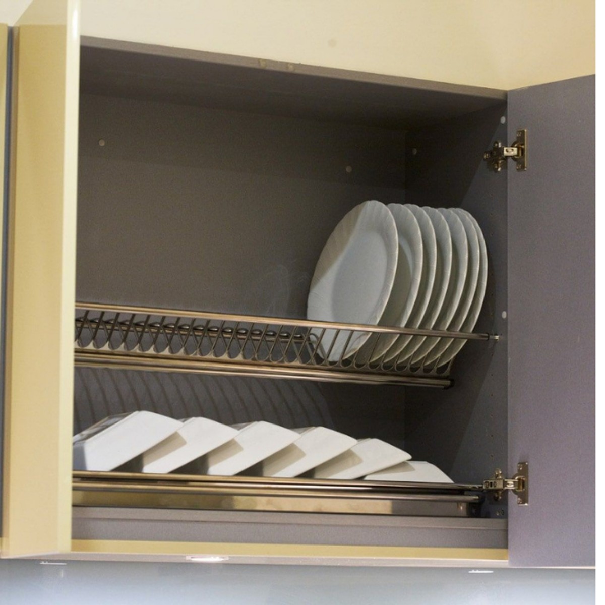 Kitchen design: get the dish rack off the counter. - VICTORIA