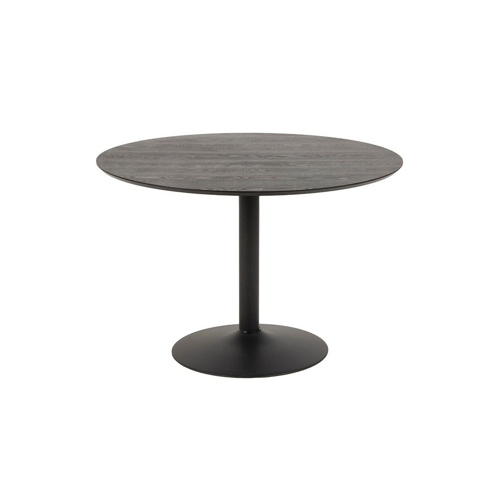 TITAN Round Dining Table 110cm - Black gallery detail image