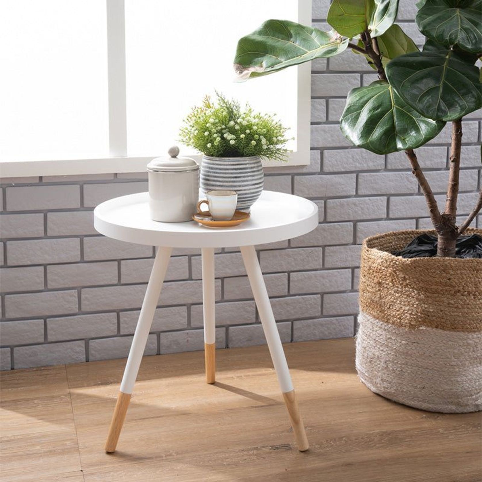 INNIS Side Table - White gallery detail image