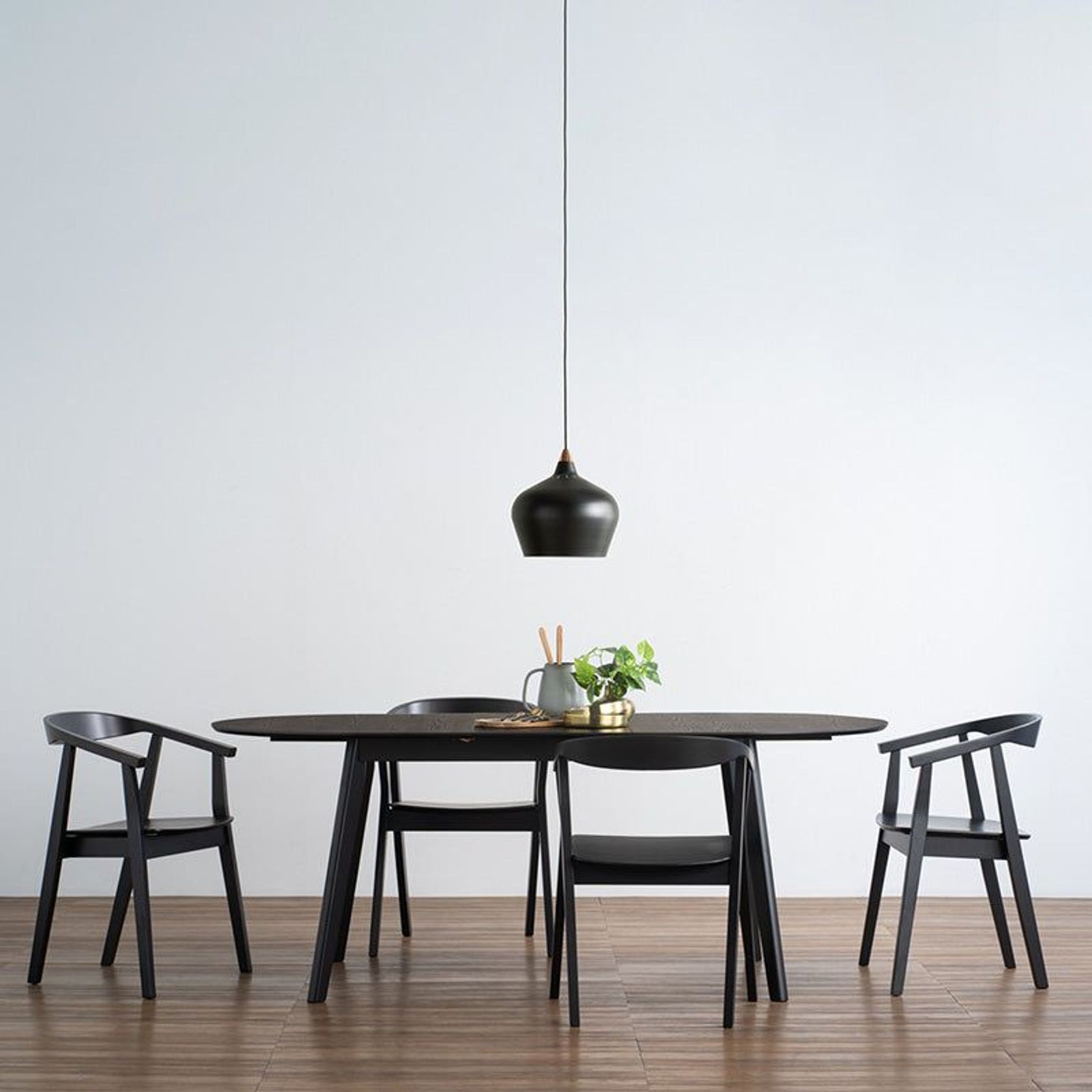 GRETA Dining Chair - Black gallery detail image