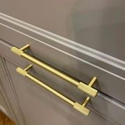 The Brighton - Brass Luxe Door Handles gallery detail image