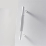 The Toorak - White Brass Luxe Door Handles gallery detail image