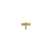 Mount Eliza Gold Brass Knurled T Bar Handles gallery detail image