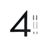 Modern Bayside Luxe Floating House Numbers - Black 150mm gallery detail image