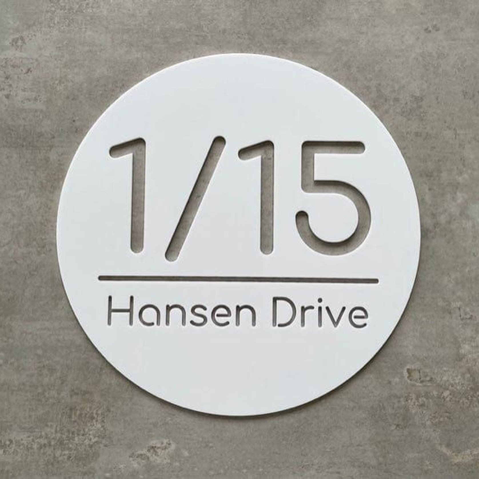 Personalised House Circle Sign gallery detail image