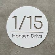Personalised House Circle Sign gallery detail image