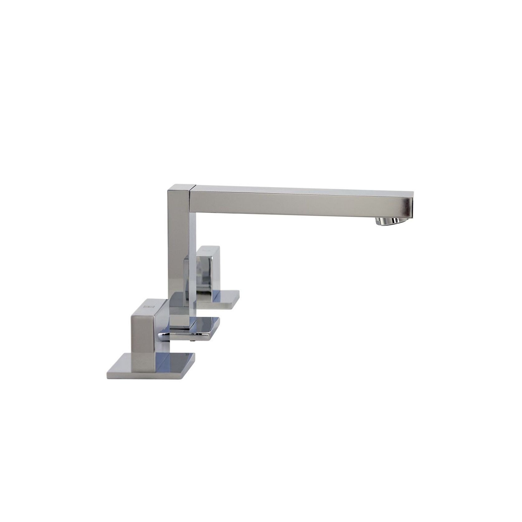 Quadro Three Piece Bath and Basin Tap Set Chrome ArchiPro AU