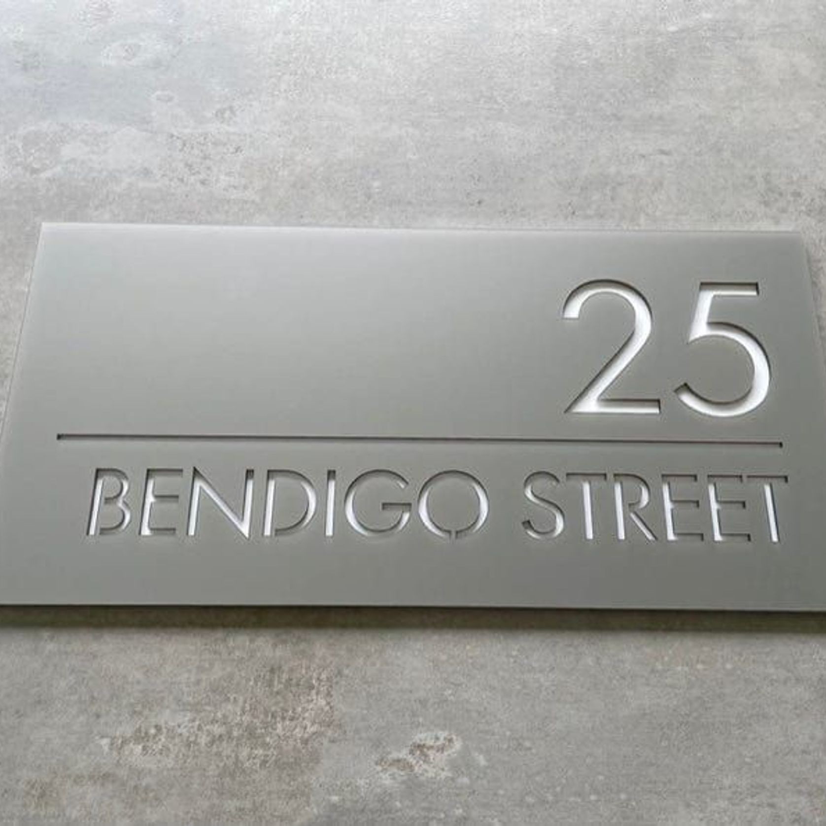 Personalised Square Edged Sign gallery detail image