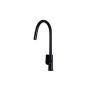 Round Paddle Piccola PullOut Kitchen Mixer -Matte Black gallery detail image