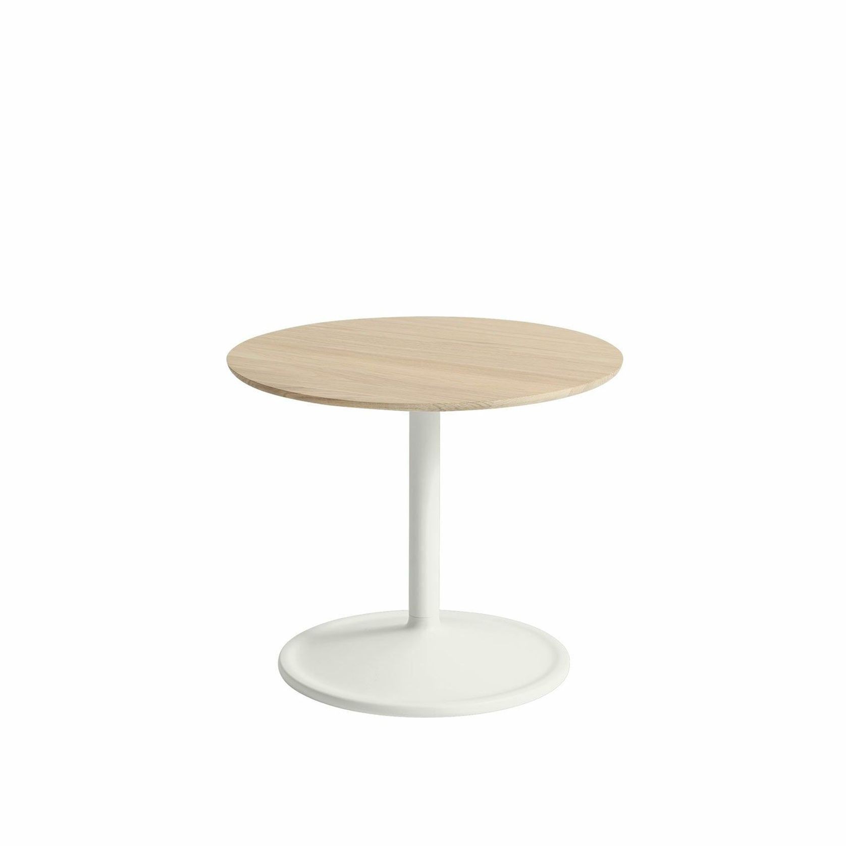 Muuto Soft Side Table 48X40cm Oak + Off White ArchiPro AU