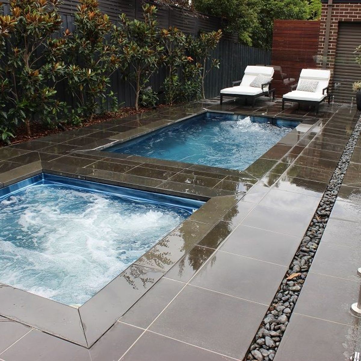 Plunge Pool Hot Tub Combo