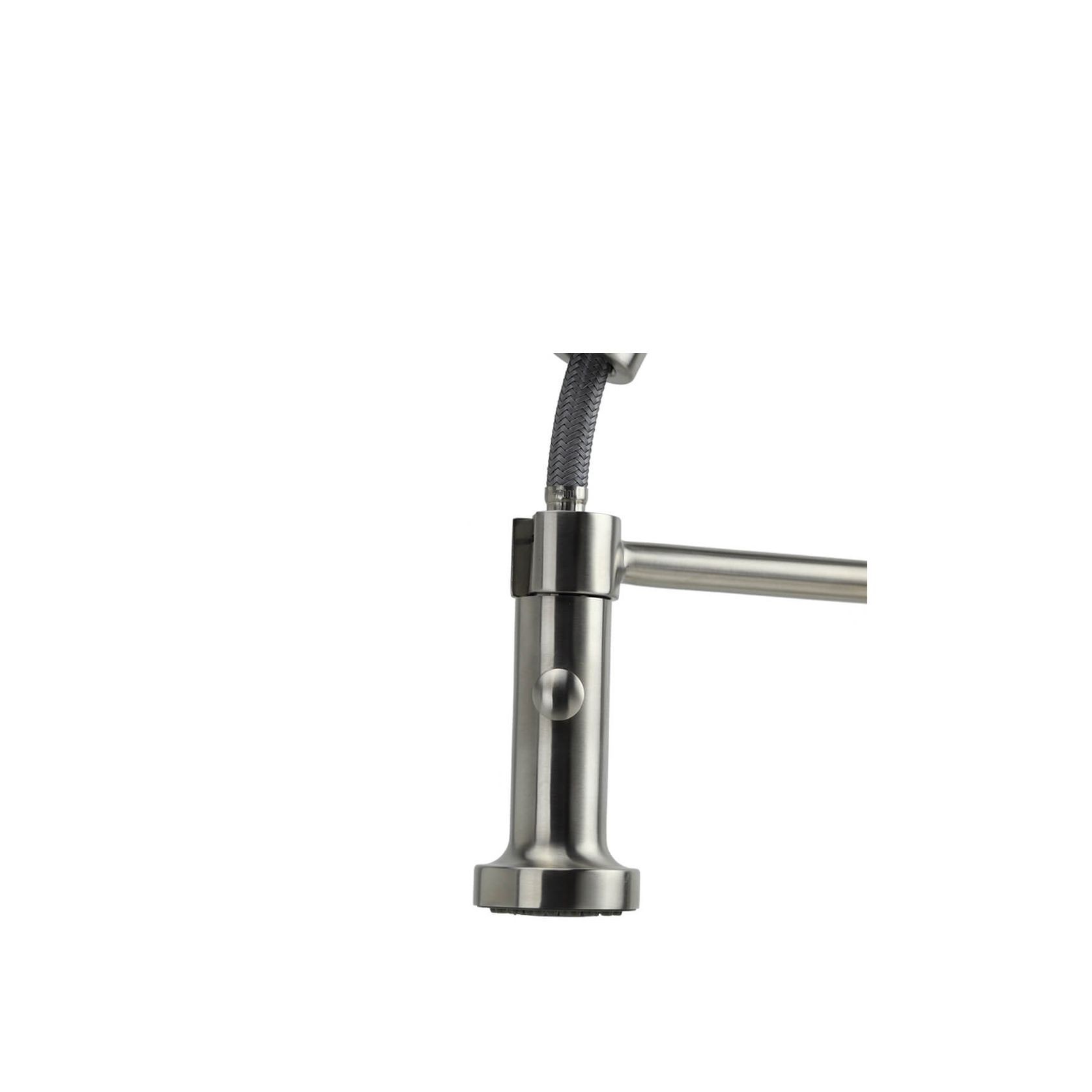 Signatur - Stainless Steel Kitchen Mixer Tap - Pull Out with Dual Flow - Brushed gallery detail image