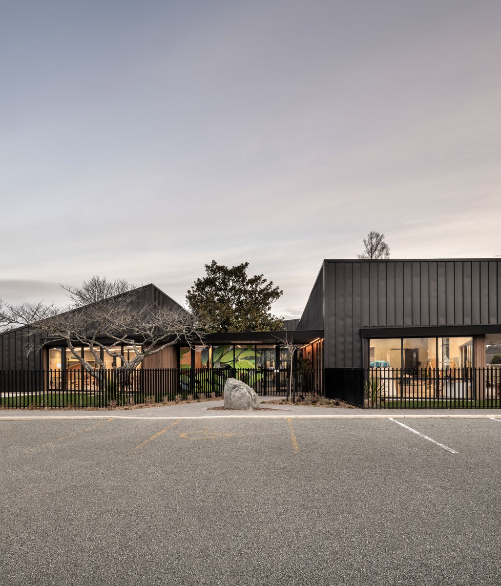 A nature-inspired architecturally designed preschool in New Zealand’s Halswell region