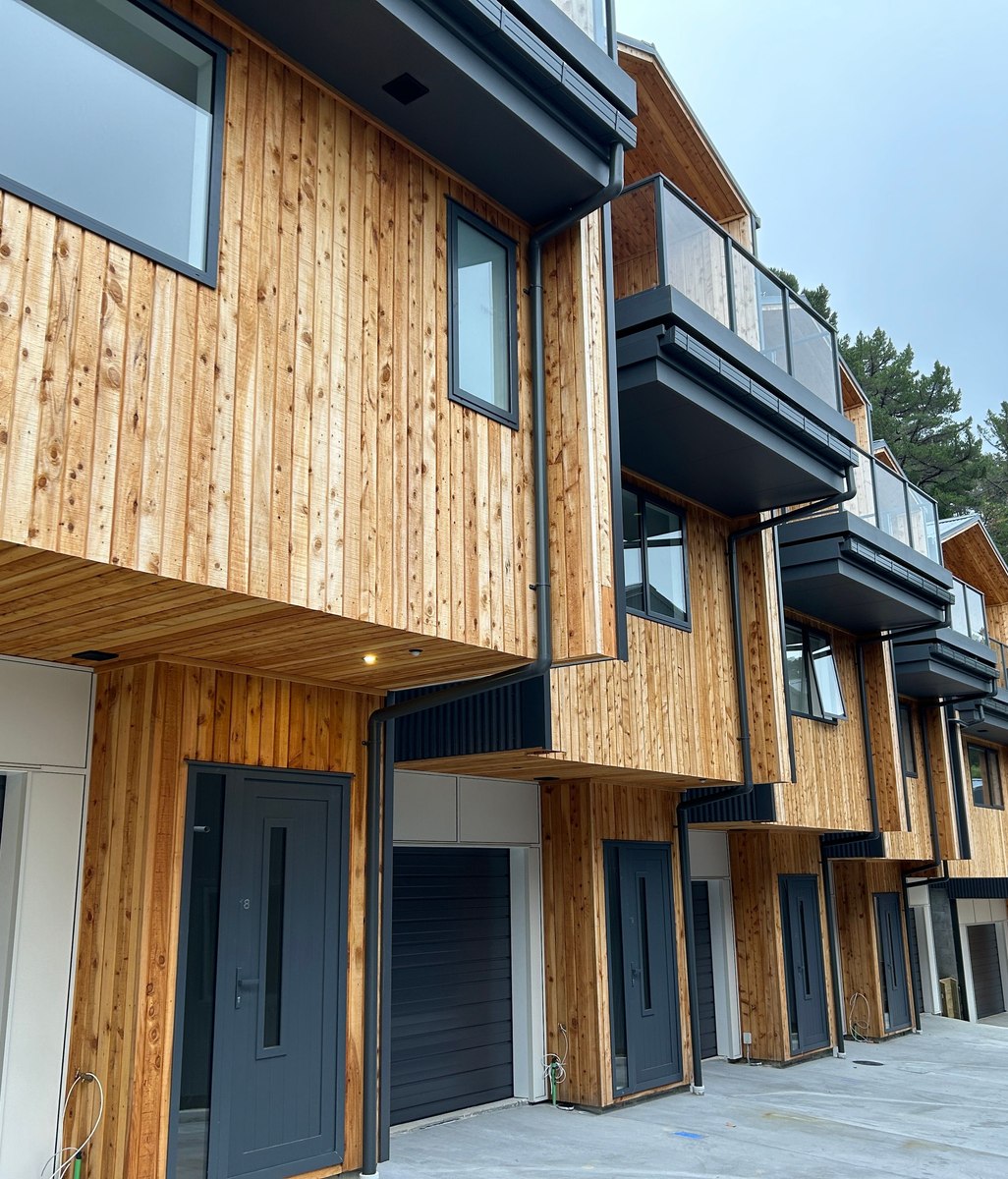 High-density living: the organic influence of Macrocarpa timber
