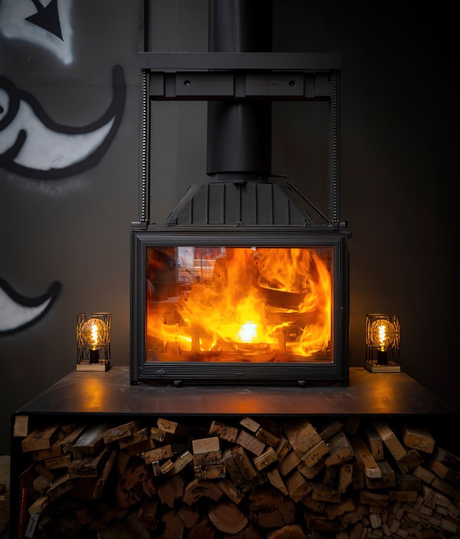 Seguin Super 9 Fireplace: Bold Design, Powerful Heating
