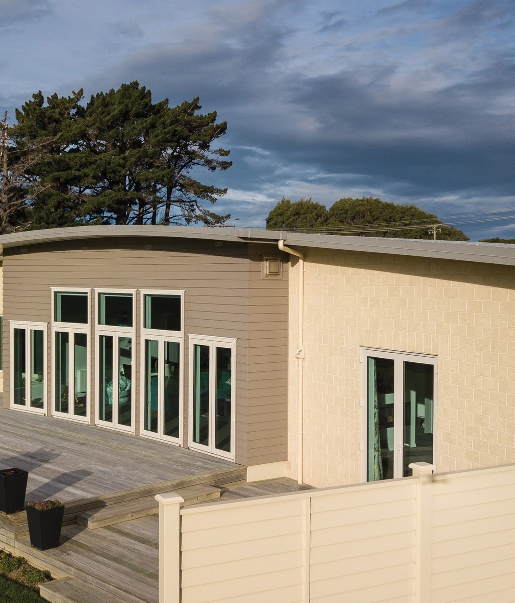 Make a statement with a curved roof