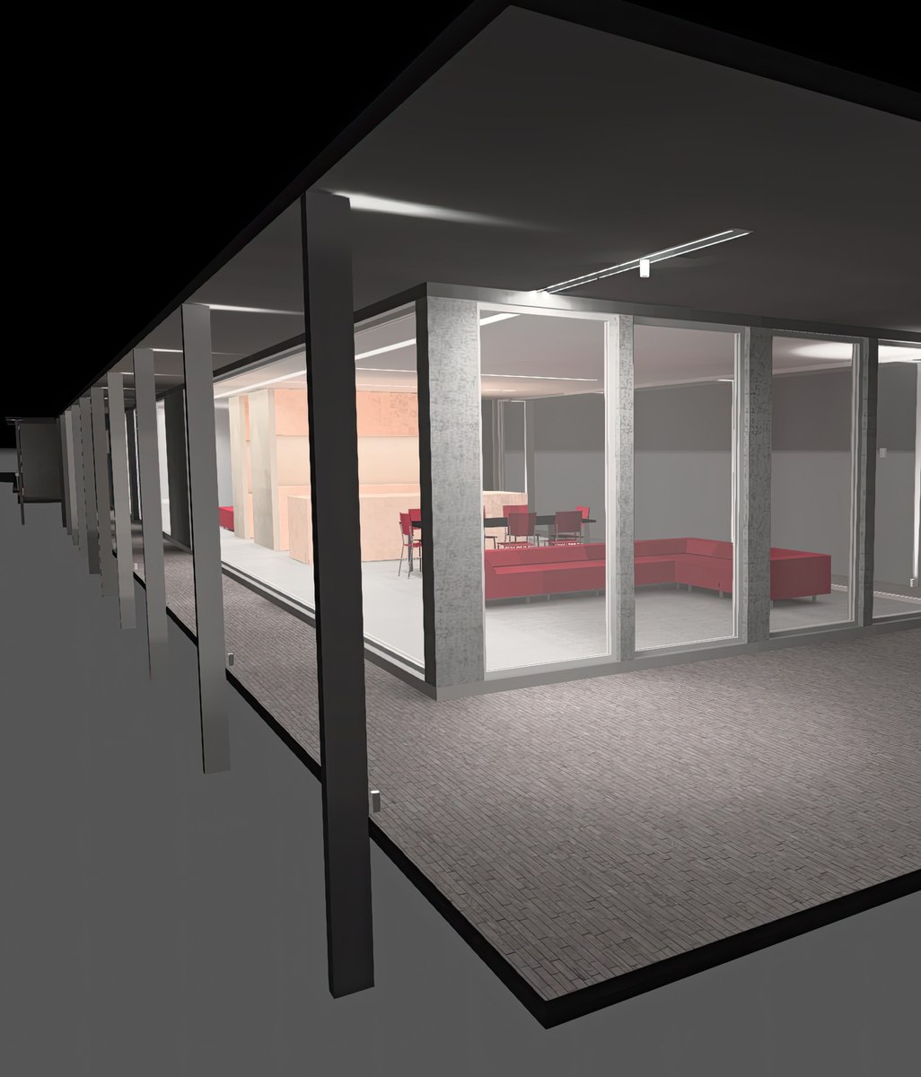 The house that hovers on the hill: how lighting was used to create a stunning optical illusion