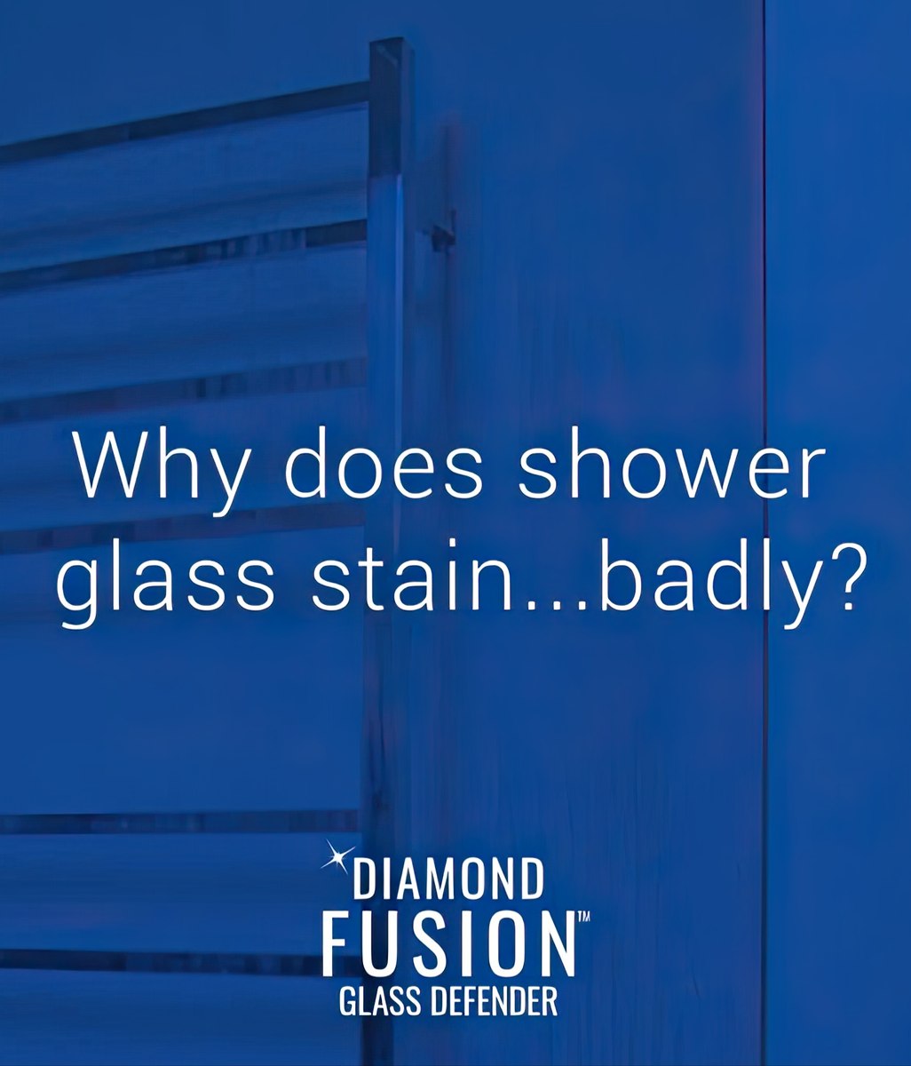 Why do glass showers stain…badly?