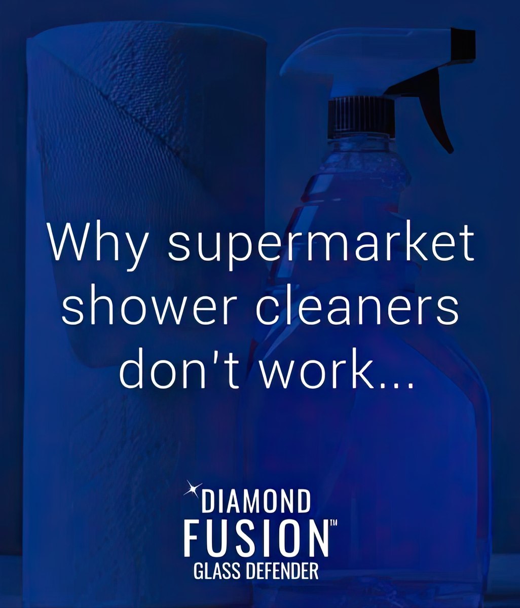 Why don’t supermarket shower cleaning products work…