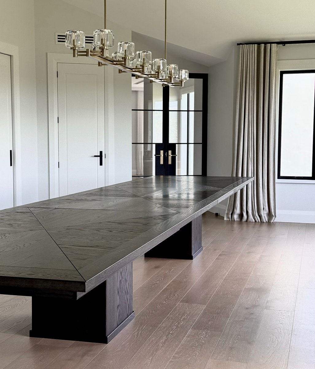Crafting a custom six-metre oak dining table for a rural retreat