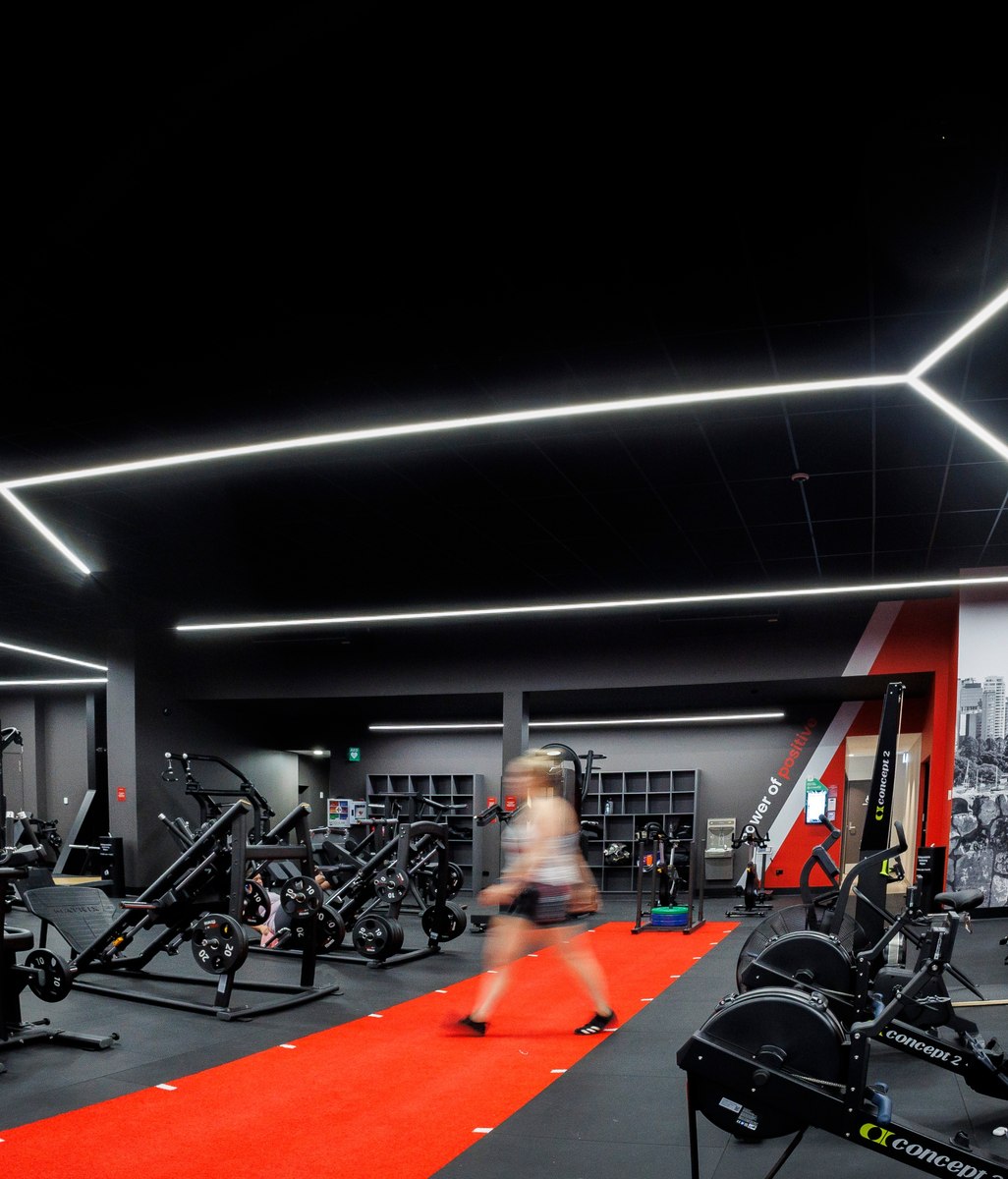 Lighting Your Gym and Fitness Studio for Energy, Motivation, and Safety