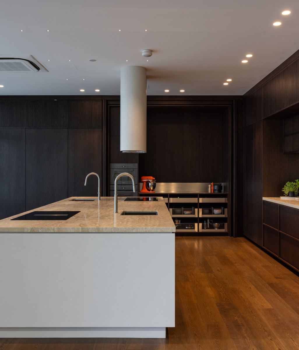 Why this designer specified REVEGO pocket doors for her own kitchen.
