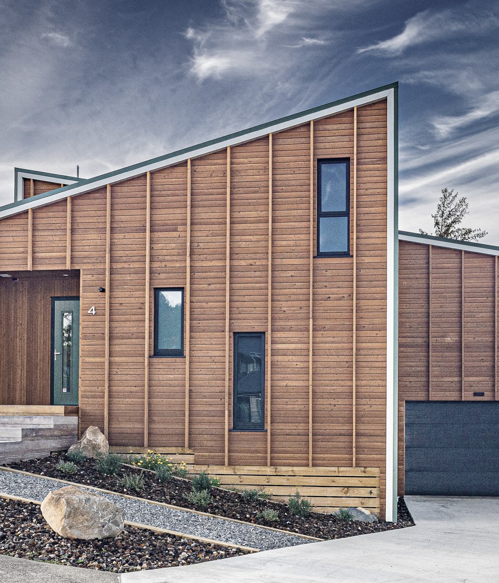 A daring alpine home spanning seven levels on a tiny section