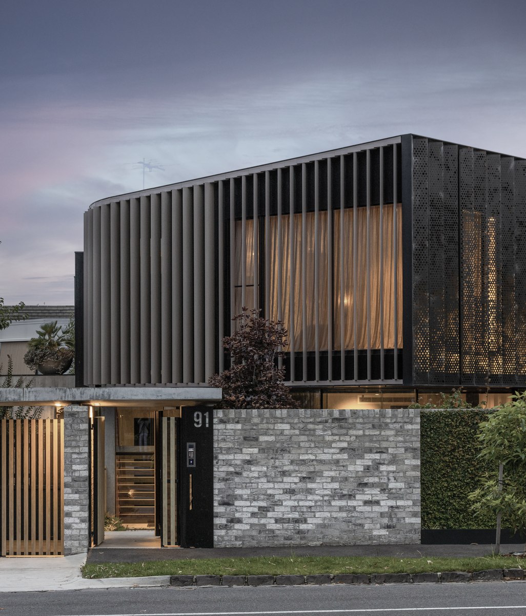This urban oasis in Melbourne fuses architectural typologies to form a unique design language