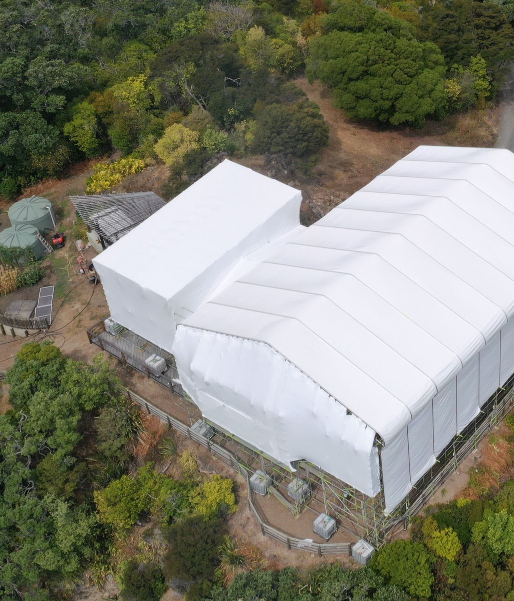 "Green Construction" Temporary Roof or Wrap System
