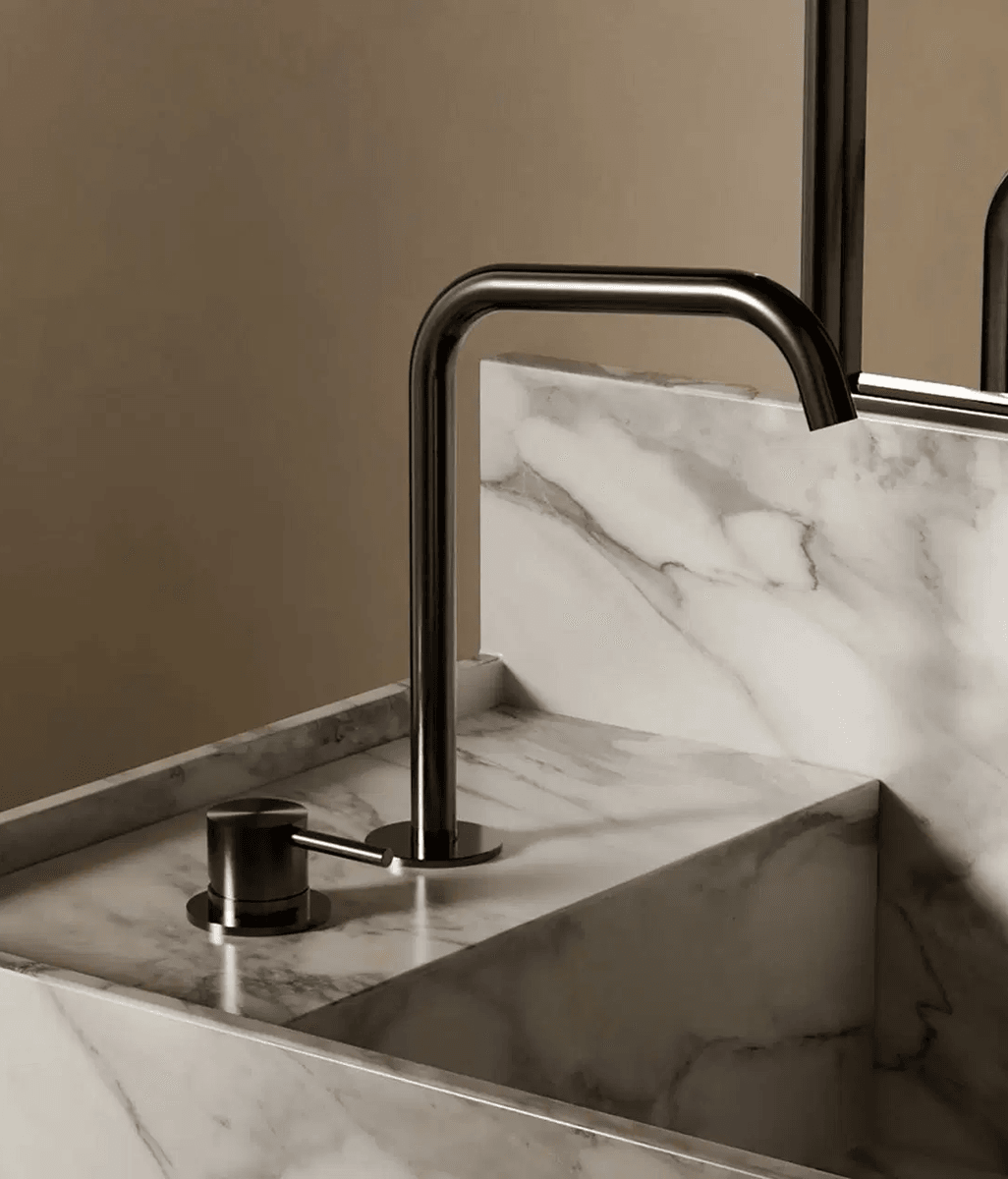 The rule of threes: Classic three-piece tapware returns to the modern bathroom
