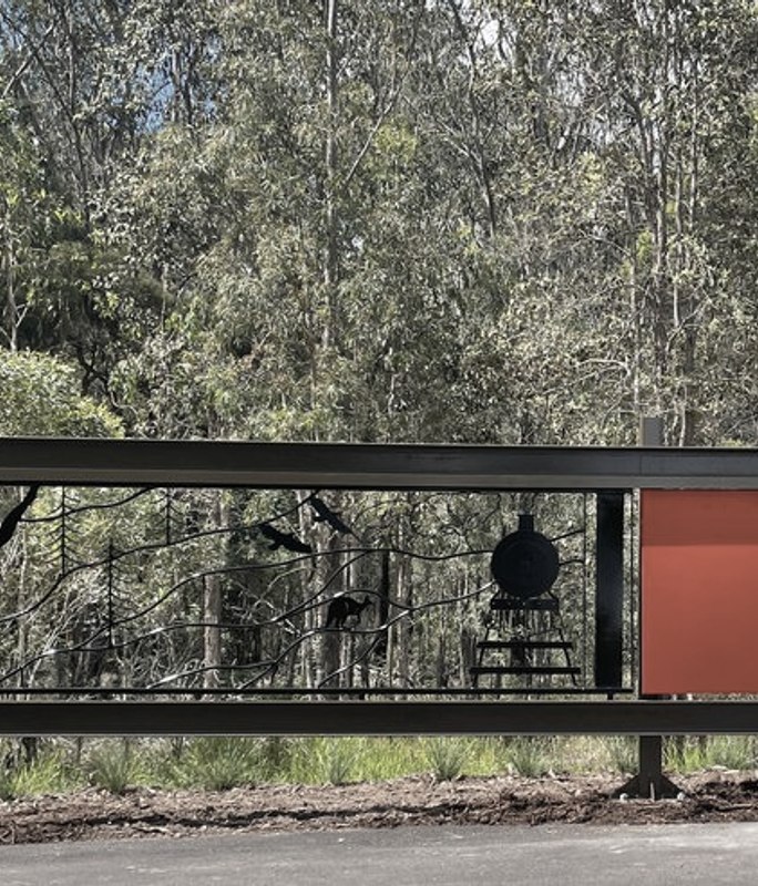 Between the bush and the back fences by Dot Dash