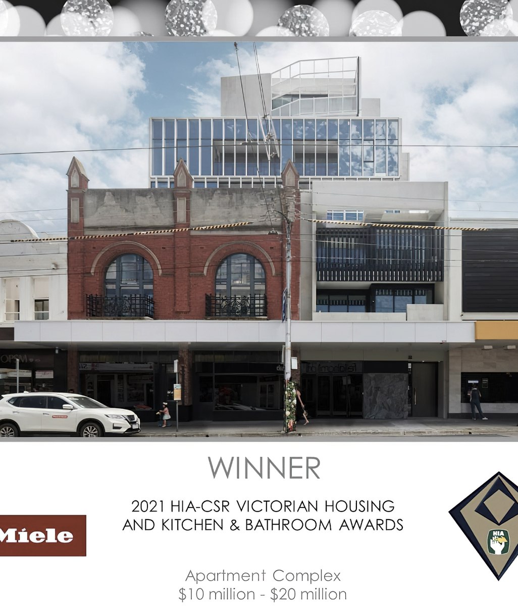 Winner of 2021 Victorian Apartment Complex $10 million – $20 million