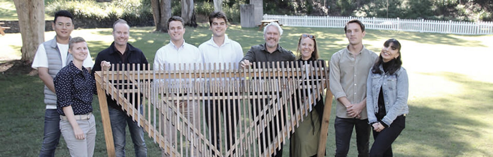 Adventurous UQ students on the right track with durable timber bridge model