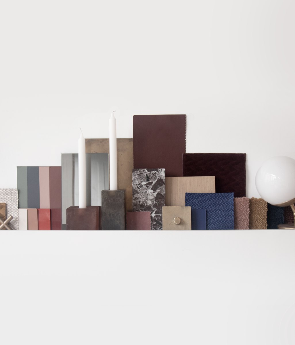 How to style a materials board with colour