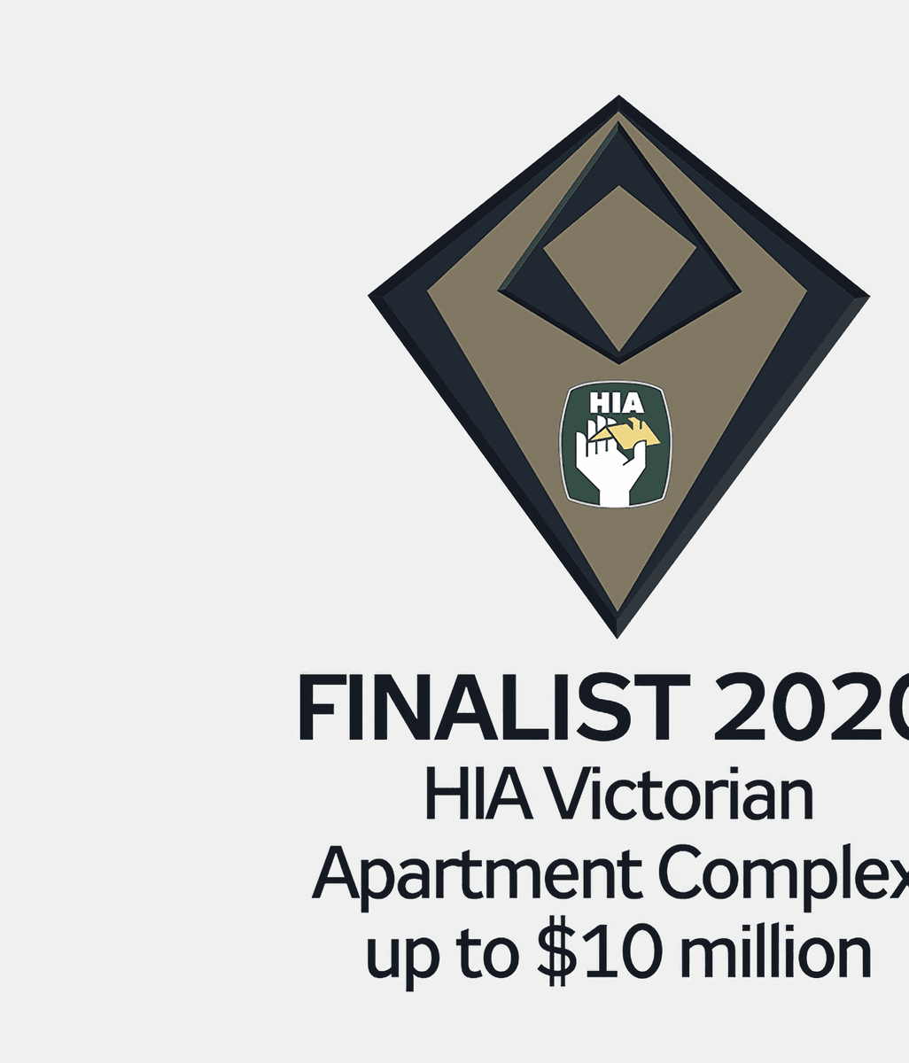 AG Construct announced as a finalist in the 2020 HIA Victorian awards for Apartment Complex up to $10 Million