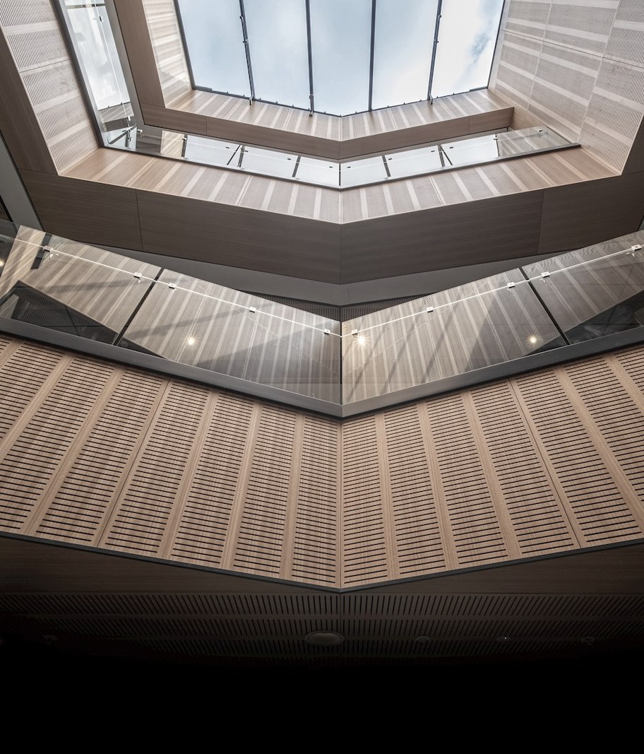 Design Award winning projects with Décortech’s Acoustic Wall & Ceiling Panels.