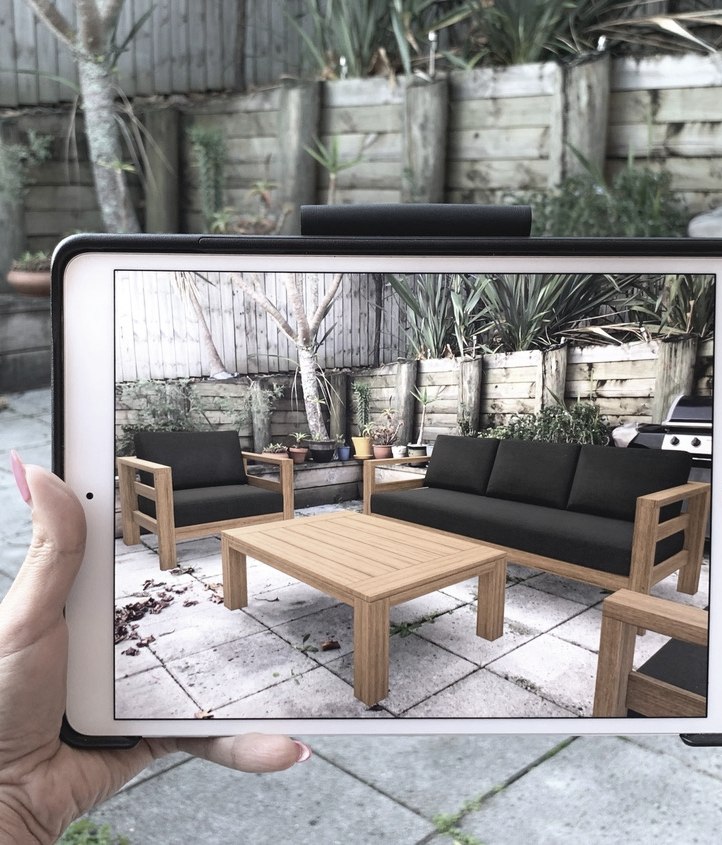 View our Outdoor Furniture in Your  Own Home