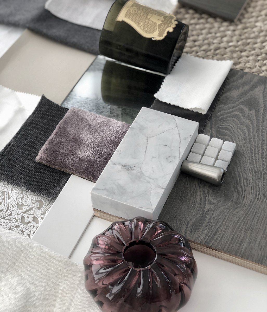 Putting together a materials board with Bridget Foley