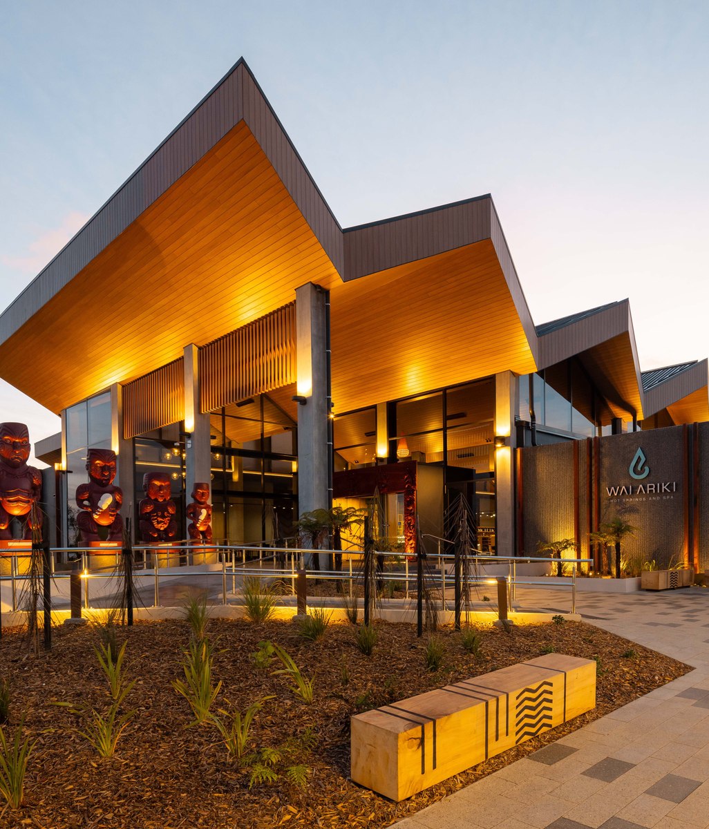 Concrete a deliberate choice for Wai Ariki – Rotorua’s world-class luxury spa facility